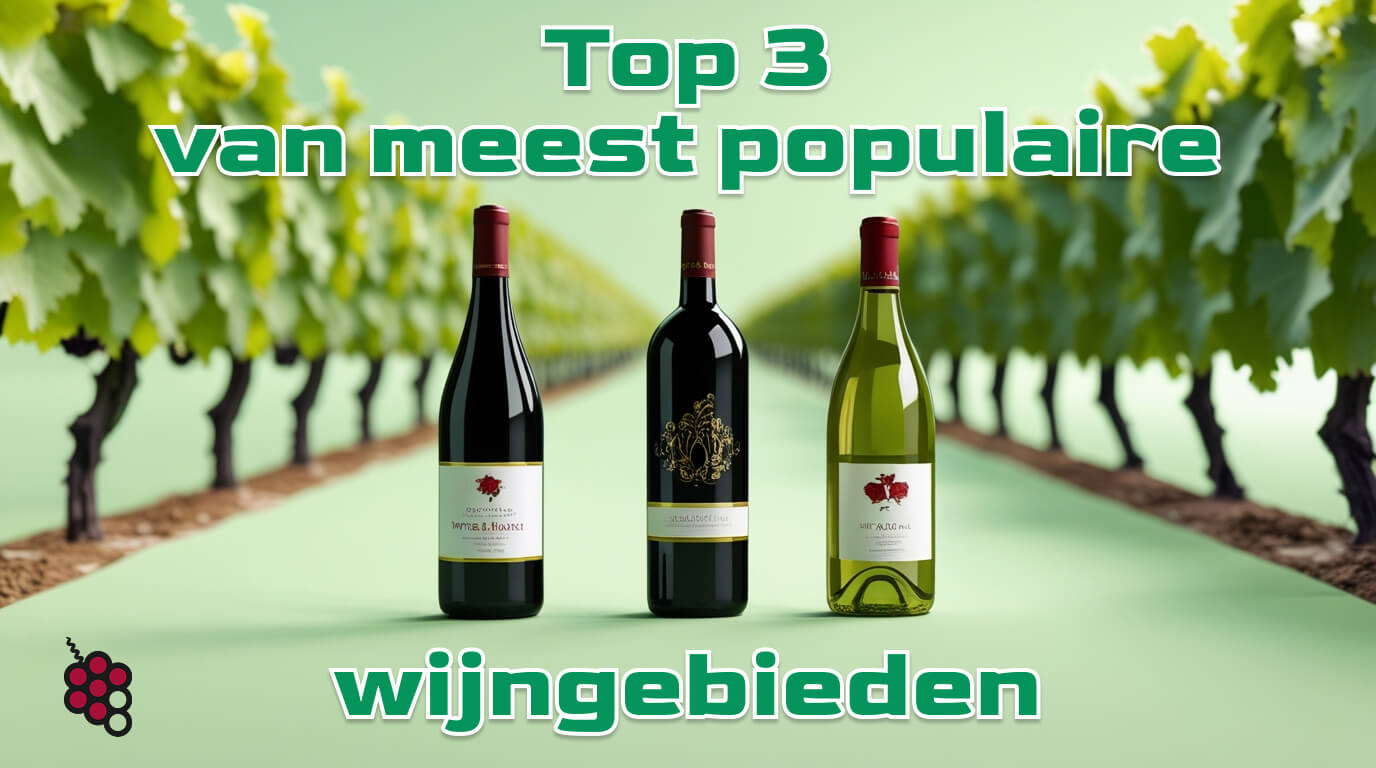 Top 3 van meest populaire wijngebieden te houden